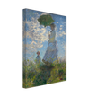 Woman with a Parasol Madame Monet and Her Son by Claude Monet