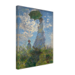 Woman with a Parasol Madame Monet and Her Son by Claude Monet
