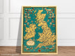 Old map of the British islands by Ernest Dudley Chase