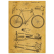 Vintage bicycle patent 1899 by M. C Johnson.