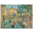Canaletto antique painting in Venice Italy. Bacino di S. Marco.