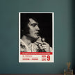 Elvis presley concert poster reproduction. Printed on Fine Art paper