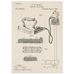 Electric Flat Iron patent by Henry W. Seeley Patent 259.054