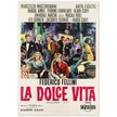 La Dolce Vita hitalian version movie poster.