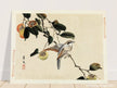 Bird and persimmon by Matsumura Keibun, 1892.