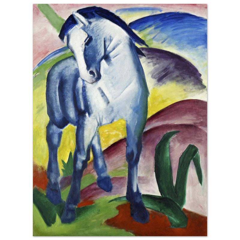 Blue Horse I by Franz Marc painting