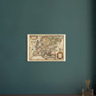 Ancient map of Europe and the Celts. Europam sive Celticam veterem by Abraham Ortelius.