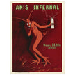 Anis Infernal advertising vintage poster by Leonetto Cappiello.