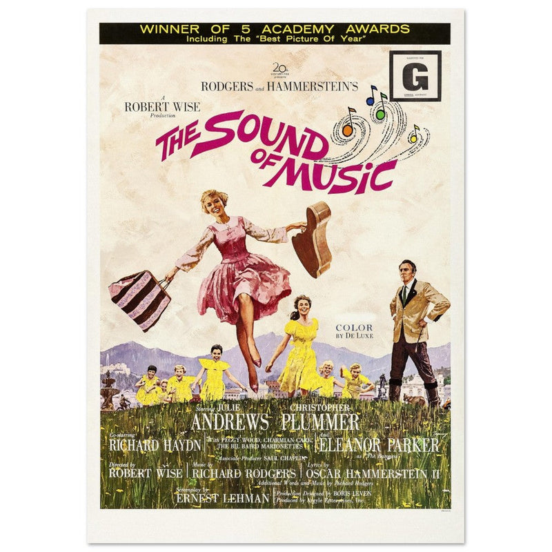 The Sound of Music movie poster.