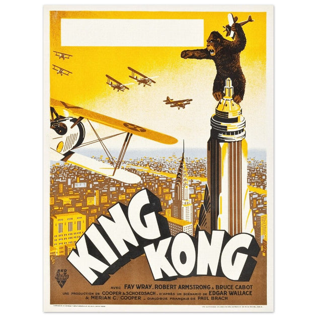 King Kong movie poster. French edition.