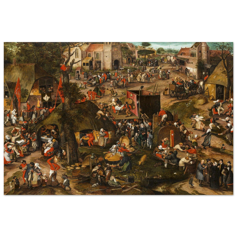 A Flemish Kermis with a Performance of the Farce by Peeter Baltens.