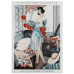 Chouquette revient de villégiature avec de l'excédent de bagages illustration created by Gerda Wegener Fantasio magazine.  print