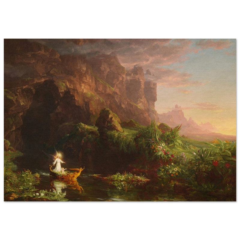 The Voyage of Life Childhood by Thomas Cole 1842.