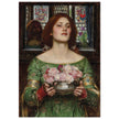 John William Waterhouse painting Gather Ye Rosebuds While Ye May