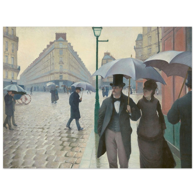 Paris Street Rainy Day by Gustave Caillebotte 1877.