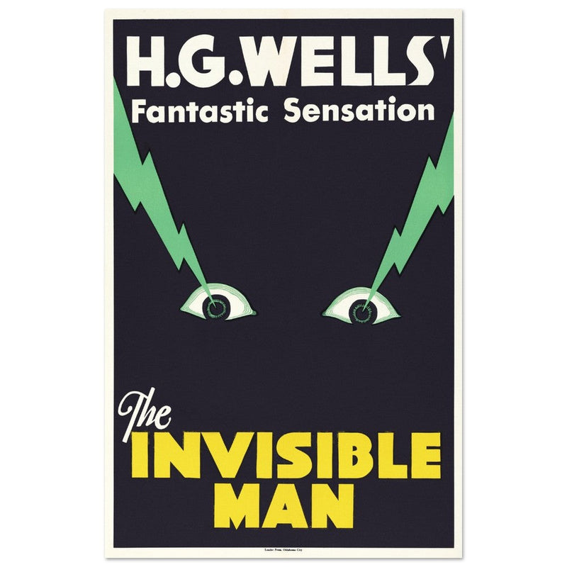 The Invisible Man movie poster.