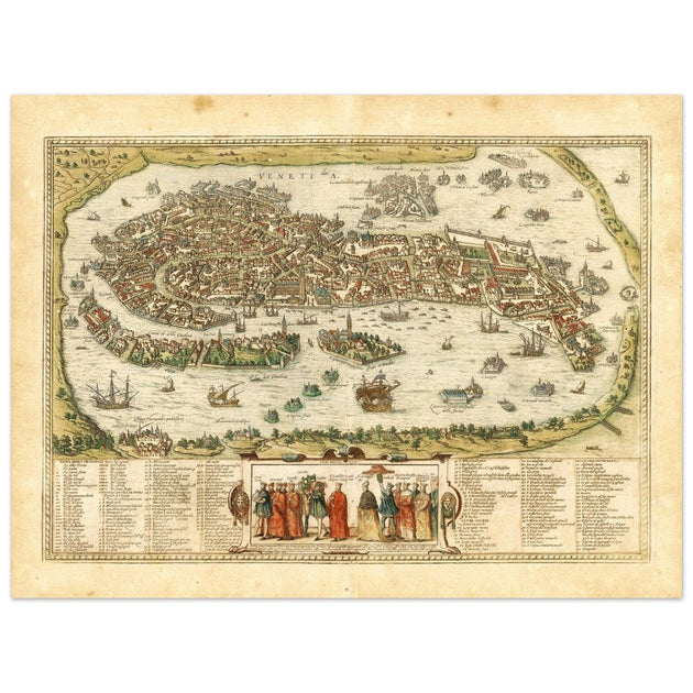Venetia old city map
