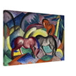 Drei Pferde  Three Horses painting reproduction by Franz Marc