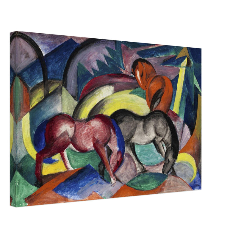 Drei Pferde  Three Horses painting reproduction by Franz Marc