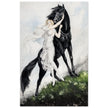 Louis Icart illustration La Femme au cheval (Woman with Horse)