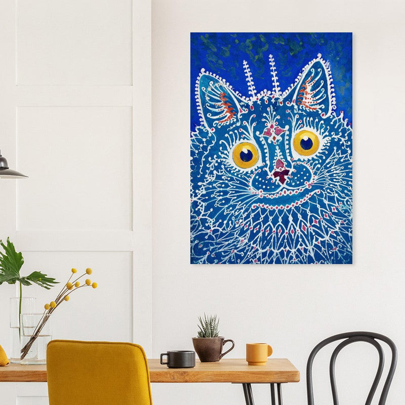 Cat Gouache by Louis Wain.