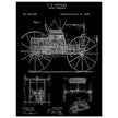 Road vehicle patent 540648 1895 by Charles Edgar Duryea. Automobile car history