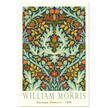 William Morris Autumn flowers vintage wallpaper reproduction.