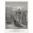Gustave Dore The Bible engraving print . The finding of Moses illustration .