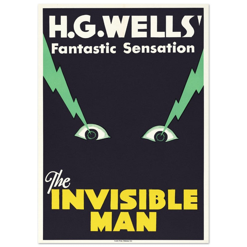The Invisible Man movie poster.