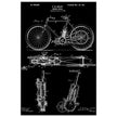 vintage motorcycle patent by G. M Holley.