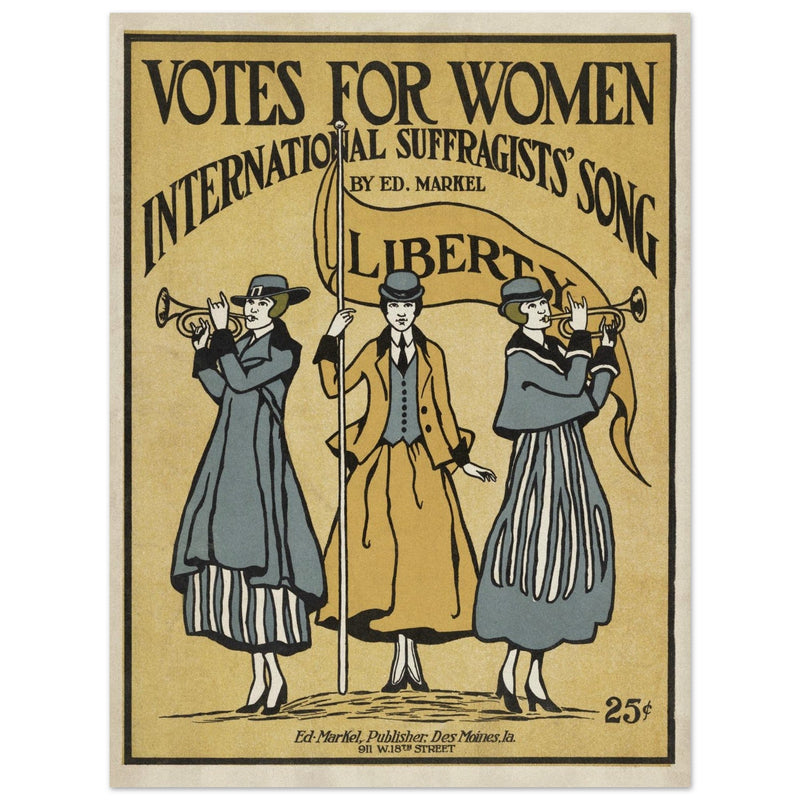 Votes for women : international suffragists' song