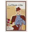 La Mode Chic old vintage fashion magazine cover from the 30s. August 1933.