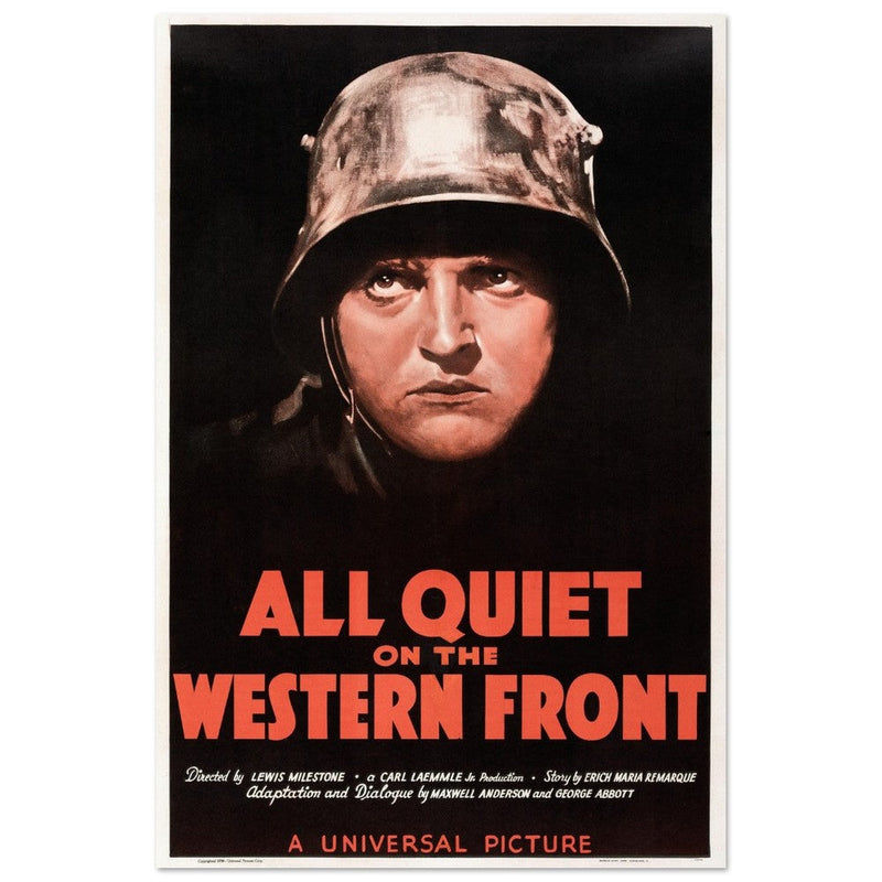 All Quiet on the Western Front movie poster.