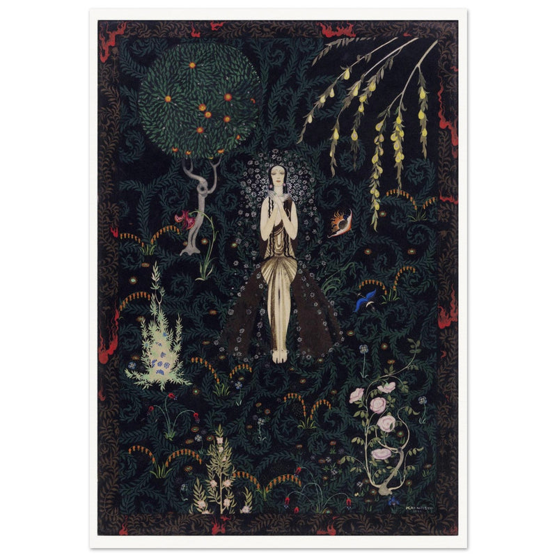 Kay Nielsen and his illustration Flowers and Flames 1921 .