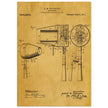 Hair Drier patent drawing by G M Kazanjian