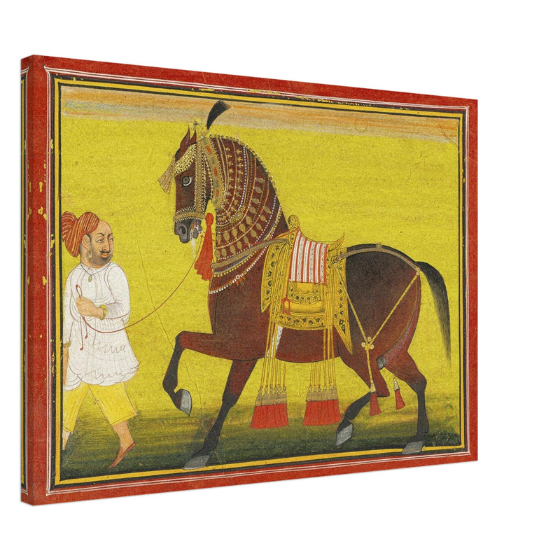 A Horse and a Groom attributed to Bagta Devgarh