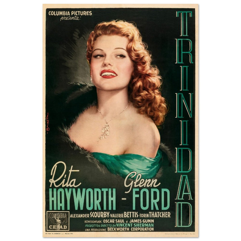 Affair in Trinidad movie poster.