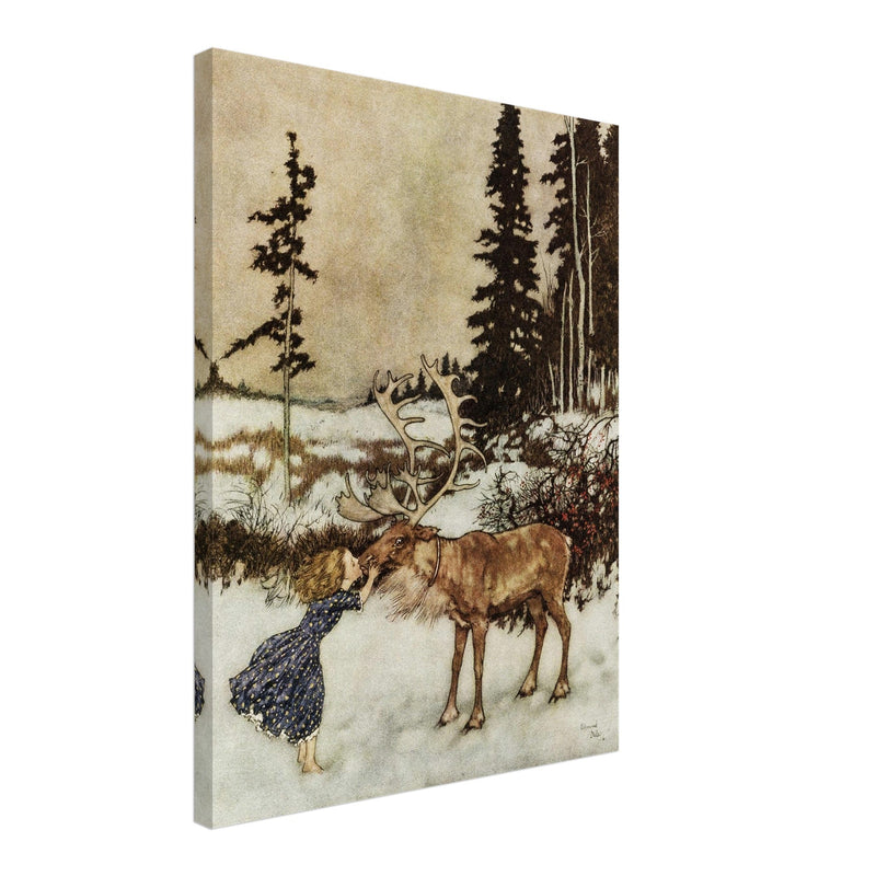 Illustration by Edmund Dulac for The Snow Queen by Hans Christian Andersen.
