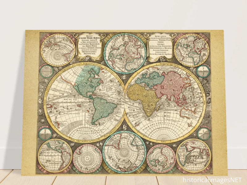 Diversi Globi Terr-Aquei by Matthäus Seutter