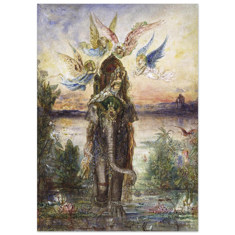 The Sacred Elephant painting by Gustave Moreau