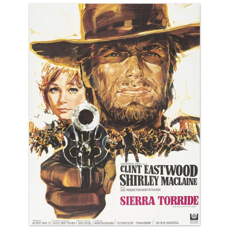 Sierra Torride ( Two Mules for Sister Sara ) movie poster.
