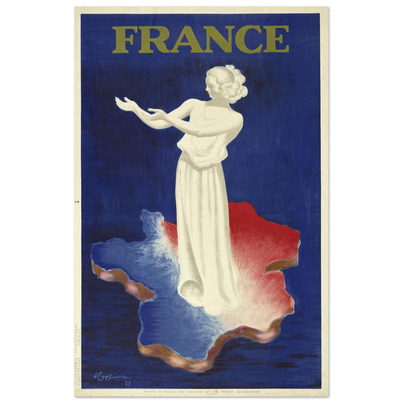 France advertising vintage poster by Leonetto Cappiello in 1937.