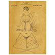 Brassiere patent drawing by M P Jacob.