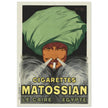 Cigarettes Matossian vintage advertising poster by Jean d' Ylen.