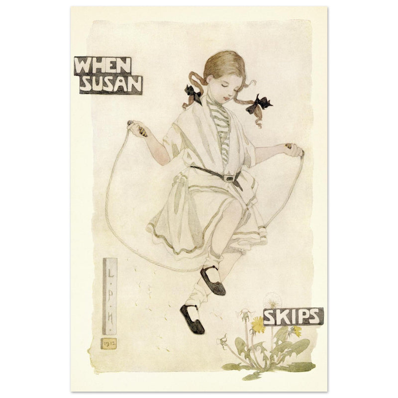 When Susan skips illustration by Lilian Price Hacker