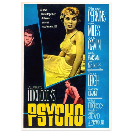 Psycho movie poster.