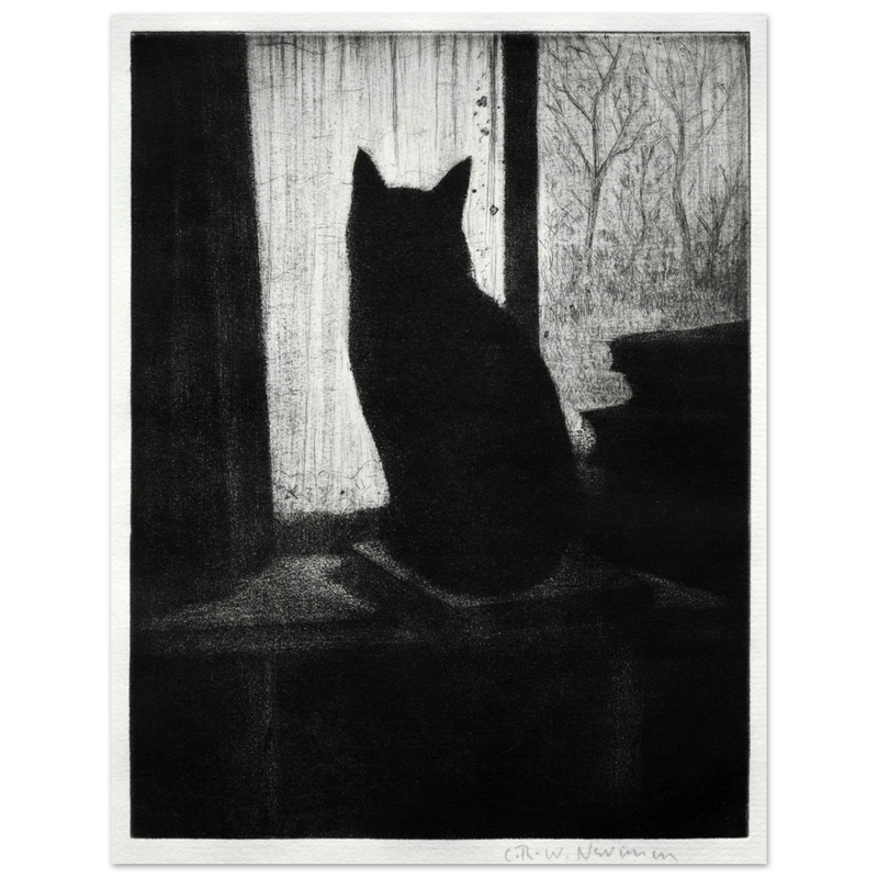 The Cat poster reproduction Author : Cristopher Richard Wynne Nevinson