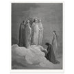 The Divine Comedy by Gustave Dore illustration. Paradise. The Heaven of the fixed stars.