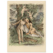 Paul Emile Becat erotic illustration Les Baiseres ( The Kisses )
