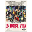 La Dolce Vita hitalian version movie poster.